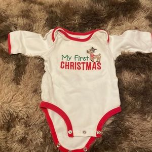 My first Christmas onesie